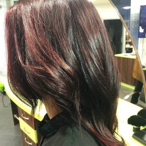 après couleur et brushing